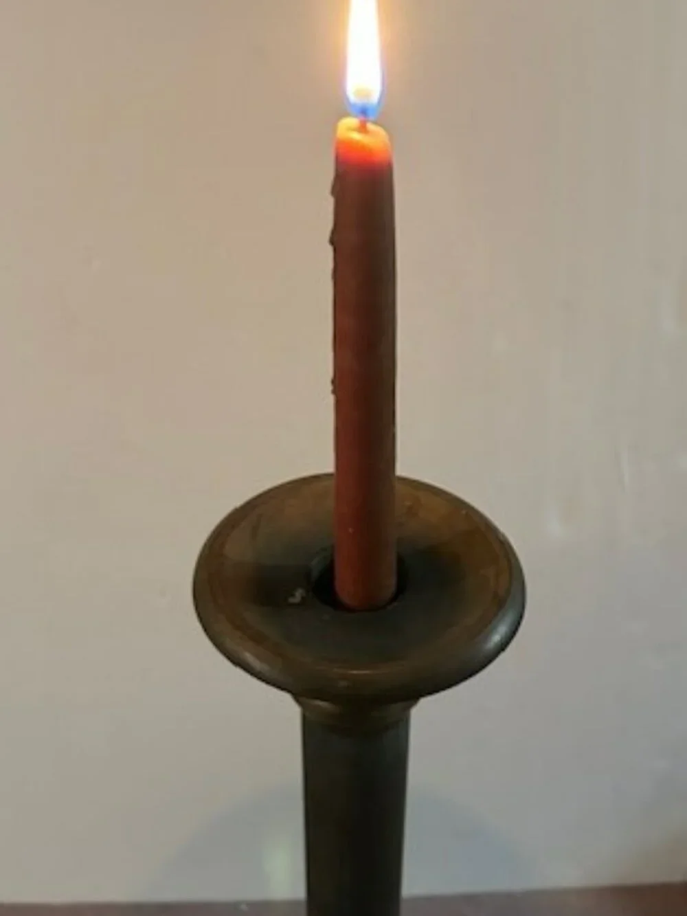 Vintage Brass Tall Candlestick Candle Holder 17